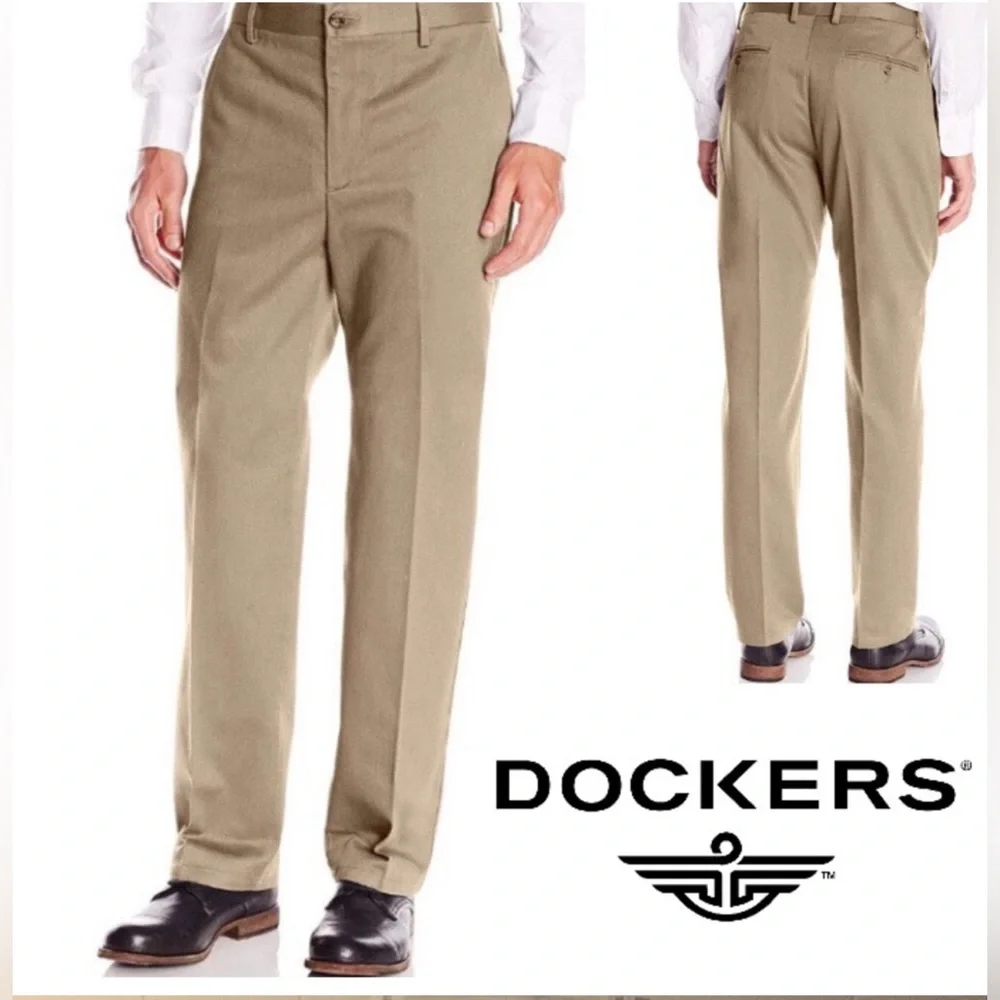 NWT Dockers Straight Fit Polished Khaki 36X30 - Picture 1 of 7
